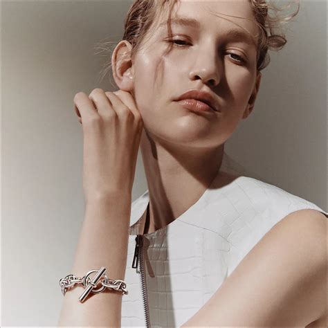 hermes collier chaine d'ancre|chaine d'ancre bracelet large model.